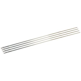 Stainless Steel Locking Ties 14" Long 3/16" Wide Locking Ties 14" long, 3/16" wide (Pack of 4)