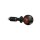 Bulls-Eye Bar End Turn Signal Black Orange Halogen