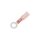 0,7-1,2 mm Heat Sealable #.25" Ring Terminal Pink