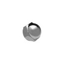 Acorn Stem Nut Chrome