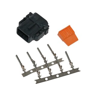 Deutsch DTM 8-Position Black Female Connector Black