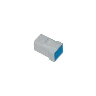 JST 8-Position Receptacle Connector with Wire Seal White