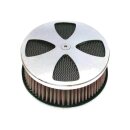 Smooth Cross Air Cleaner Cover Chrome