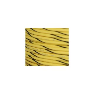 OEM Colored 1mm Wire Spools Yellow, Black Stripe