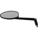 Ferrara Mirror 150 mm stem Black