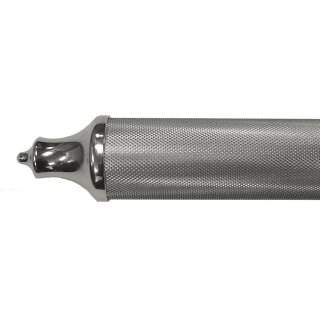 Style B End Caps Chrome 1"