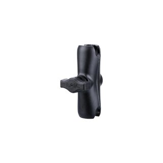 Double Socket Arm For 1" Rubber Balls Medium Black 90.0 mm Powder Coated