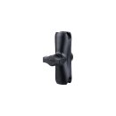 Double Socket Arm For 1" Rubber Balls Medium Black...