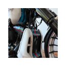 Radiator Cover " Racing" Black Gloss, FXBR 13-17 Frame Cover