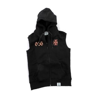 WCC Chapel sleeveless hoodie black