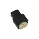 8-Position Molex MX-150 Series Female Connector Black