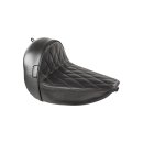 Stubs Diamond Stitch Seat Black Vinyl