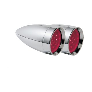 BCN 1 LED SMTH W/ RED LNS 2-WR
