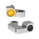 NANO Series LED Turn Signals Chrome Smoke LED