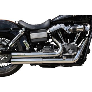 Hot Shot E3 Top Chopp Short Exhaust System Polished