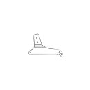 Sissy Bar Side Straps Side Plates For 8.75" Wide...