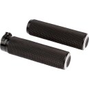 Dual Ring Fusion Grips Black 1" Anodized Cable operated