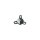 Spinner Gas Cap Left side cap only (Non-Vented) Chrome