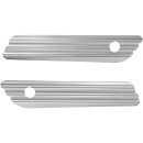 Saddlebag Latch Covers, 10-Gauge, FLT, Chrome Saddlebag...