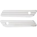 Saddlebag Latch Covers, 10-Gauge, FLT, Chrome Saddlebag...