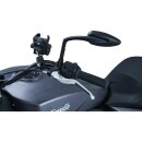 Raised Mirror Adapter Black