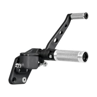 Thunderbike Base Alu Forward Control Kit, Black Forward Control Kit for Softail Kit includes side stand
