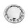 Drilled Point Cover 2-hole Aluminium Polished