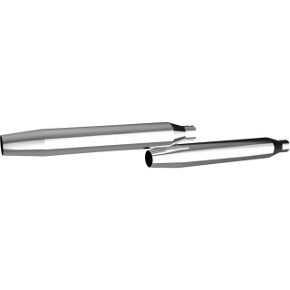3" HP-Plus Taper Long Muffler Chrome