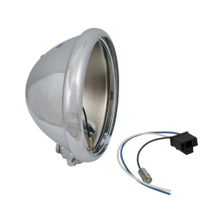 Bates Style 5 3/4" Scheinwerfergehäuse Chrome Polished