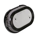Oval Airbox Air Cleaner Kit Chrome