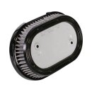 Oval Airbox Air Cleaner Kit Chrome