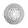 Nitro-18 2-Piece Brake Rotor Black Stainless Steel 11,8" Front