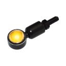 MC 1 LED Turn Signal Black Clear LED