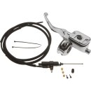 Hydraulic Clutch Conversion Kit With 80" hose Chrome