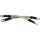 13" Pro Flex Battery Cable Stainless Steel Clear Coated
