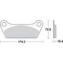 Organic Replacement Brake Pads