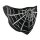 Spider Web Neoprene Neoprene Half Face Mask