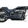 Radial Low Exit Staggered Exhaust System Black Coated