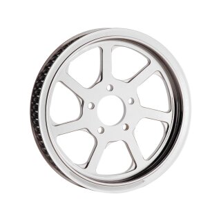 Eliminator 7 Belt Pulley Chrome 1" 66.0 teeth
