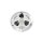 Dice Derby Cover 6-hole Aluminium Polished