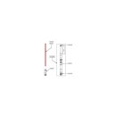 PUSHROD SET ENGINE Black Pushrod Set for 1 Hole Lifters