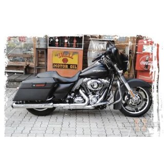 CH Configured Skull Headers TOURING BOMB  with Five-Windows Soundsystem VA Showchrome / Heatshield Showchrome  (DTC included)