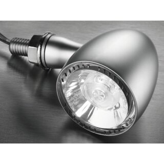 Bullet 1000 Extreme LED Turn Signal Chrome Satin Clear LED