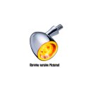 Bullet 1000 Extreme LED Turn Signal Chrome Satin Clear LED