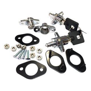 Universal Saddlebag Lock Kit , Fits Most Soft Sided Saddlebags Saddlebag Lock Kit