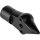 Down & Inside License Plate Turn Signal Bracket Flat Black Satin