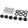 Exhaust Screw Kits Gloss Black Powder Coated