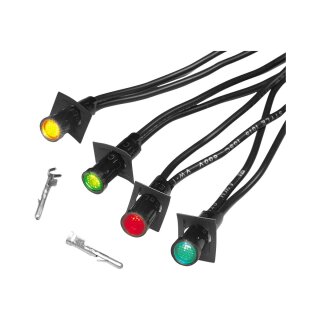 Indicator Lamp without Symbols, Green Indicator Lamps
