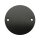 Smooth Point Cover 2-hole Black