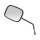 OEM Style Mirror Long stem Black